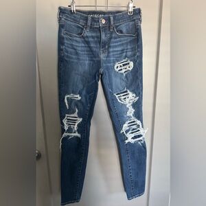 American Eagle jeans, pants, size 2, women’s distressed. Skinny. Stretch. New!